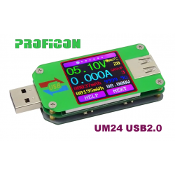 Proficon UM24 USB2.0 tester με έγχρωμη οθόνη LCD